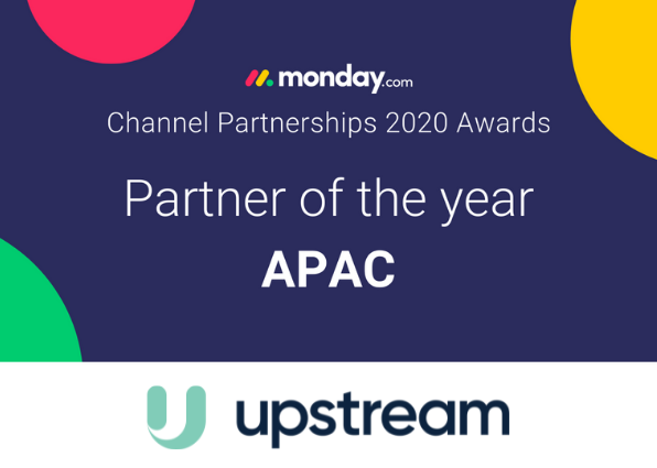 monday.com partner of the year upstream image